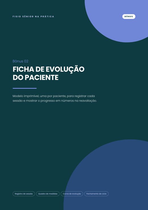 Capa do Bônus 02 — Ficha de Evolução do Paciente